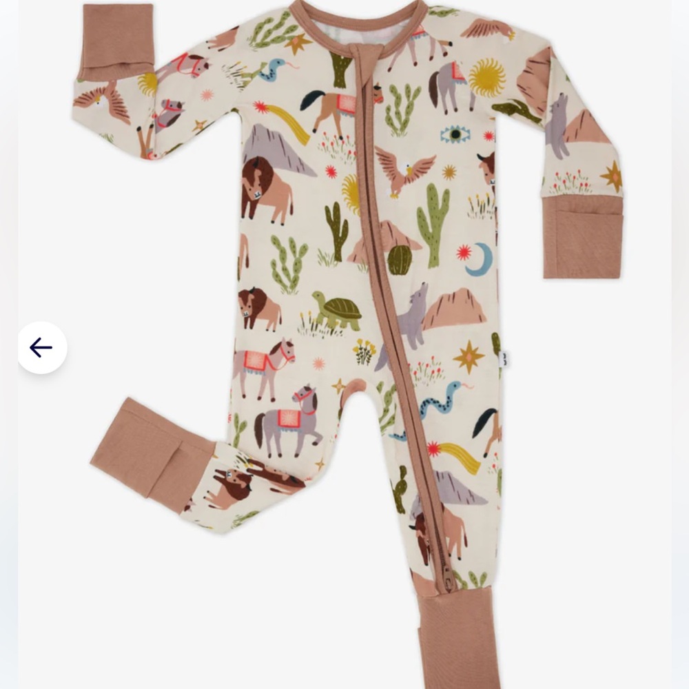 NWT Little Sleepies Wild Frontier Zippy